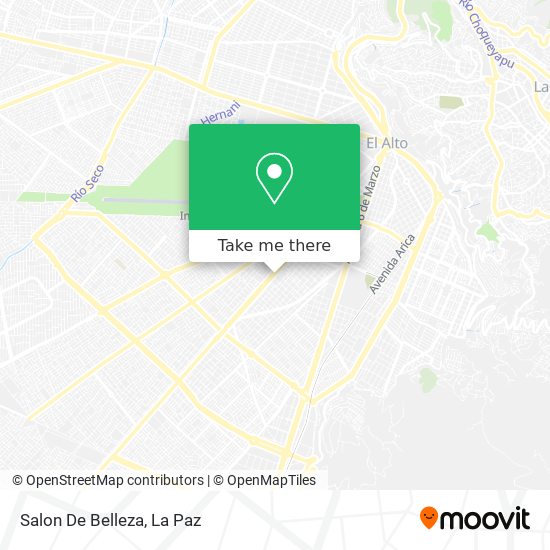 Salon De Belleza map