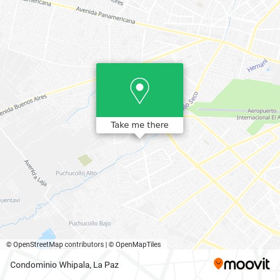 Condominio Whipala map