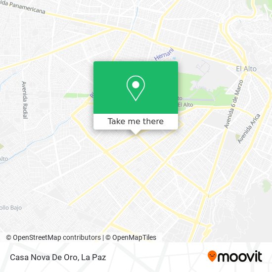 Casa Nova De Oro map