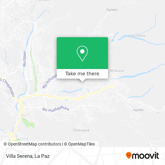 Villa Serena map