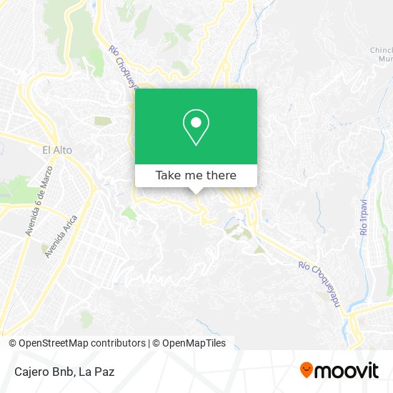 Cajero Bnb map