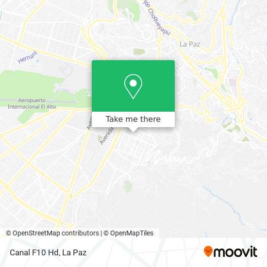 Mapa de Canal F10 Hd