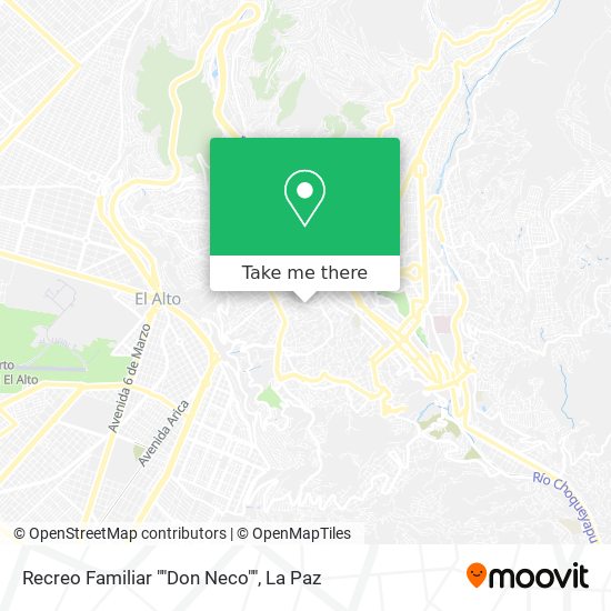 Recreo Familiar ""Don Neco"" map