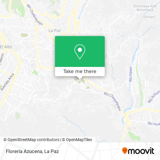 Florería Azucena map