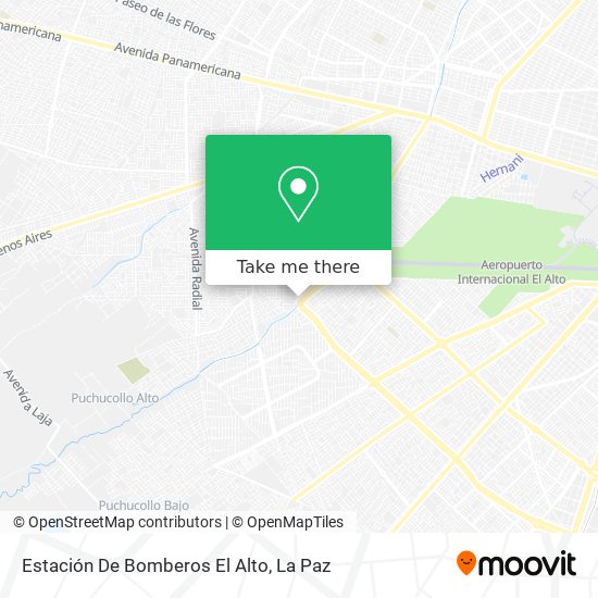 Estación De Bomberos El Alto map