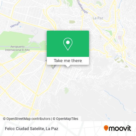 Felcc Ciudad Satelite map