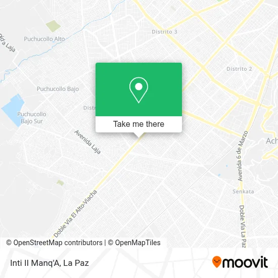 Inti II Manq'A map