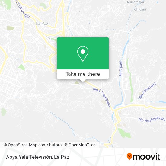Abya Yala Televisión map