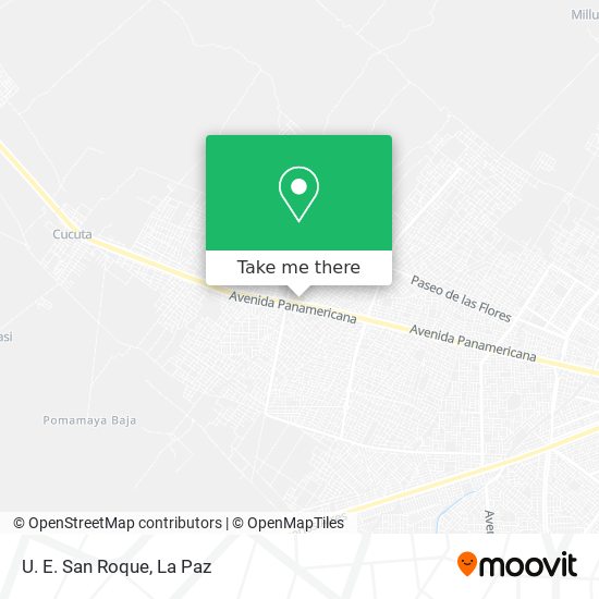 Mapa de U. E. San Roque