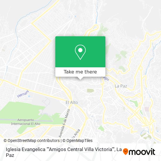 Iglesia Evangelica ""Amigos Central Villa Victoria"" map