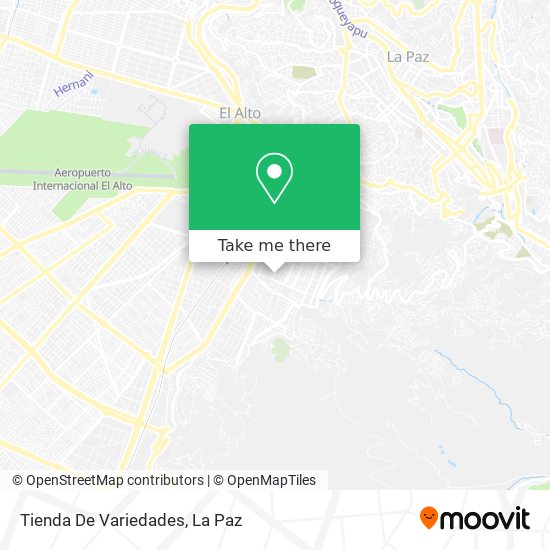 Mapa de Tienda De Variedades