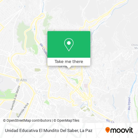 Unidad Educativa El Mundito Del Saber map