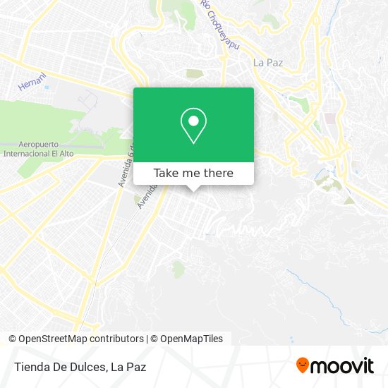 Tienda De Dulces map