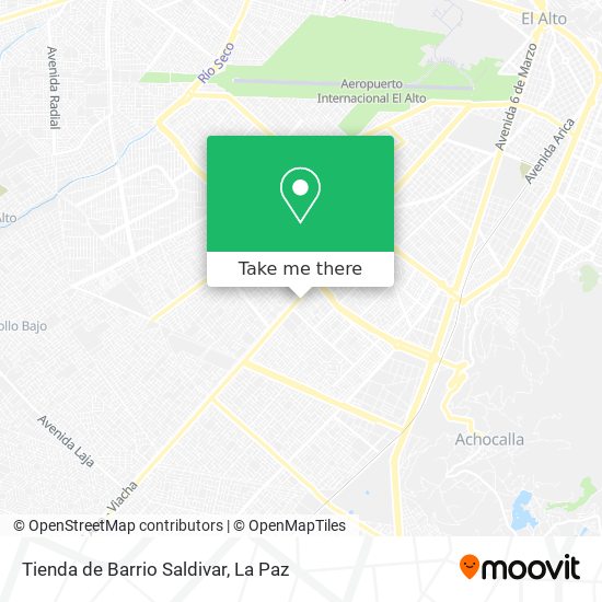 Mapa de Tienda de Barrio Saldivar