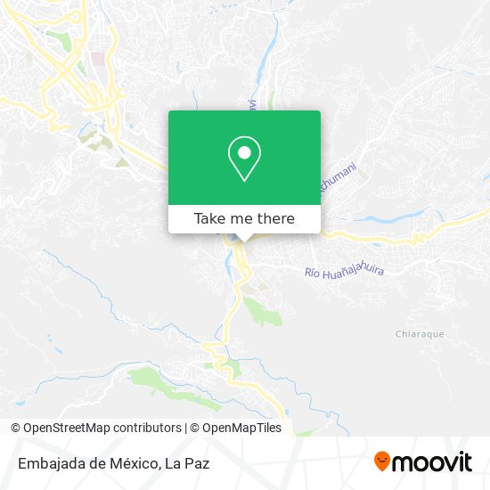 Embajada de México map