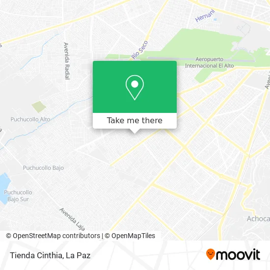 Mapa de Tienda Cinthia