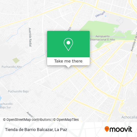 Mapa de Tienda de Barrio Balcazar