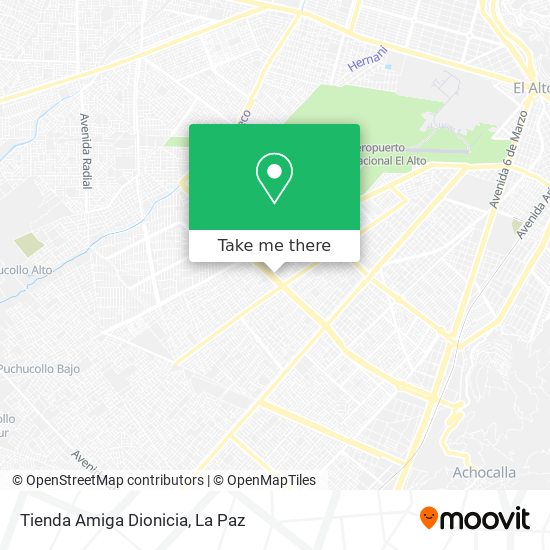 Tienda Amiga Dionicia map