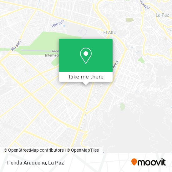 Tienda Araquena map