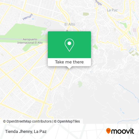 Tienda Jhenny map