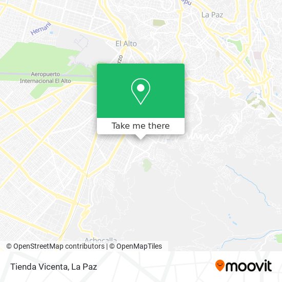 Tienda Vicenta map