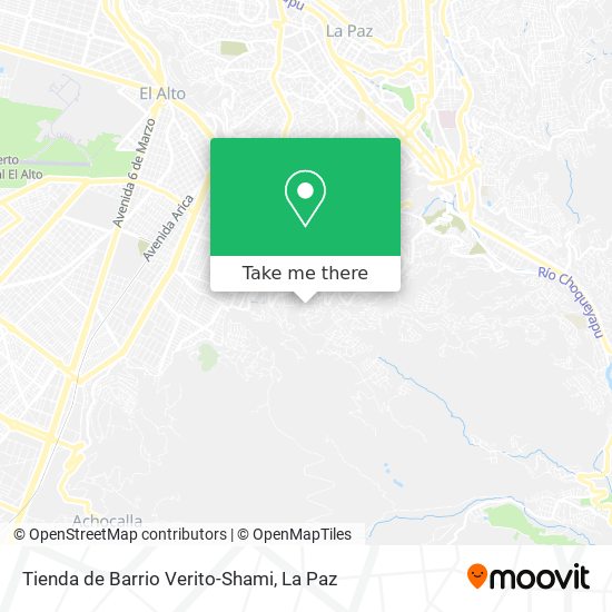 Tienda de Barrio Verito-Shami map