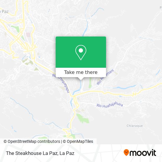 The Steakhouse La Paz map