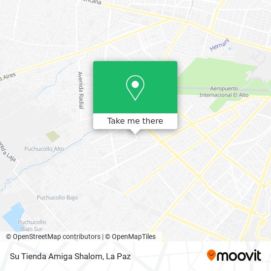 Su Tienda Amiga Shalom map