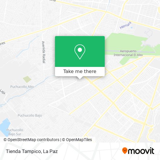Tienda Tampico map