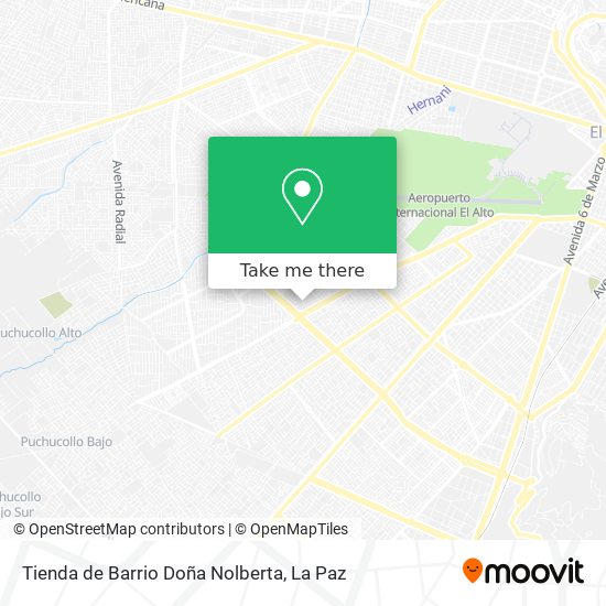 Mapa de Tienda de Barrio Doña Nolberta