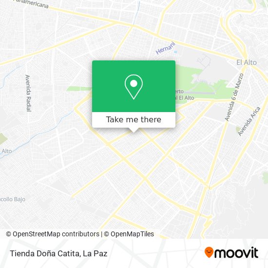 Mapa de Tienda Doña Catita