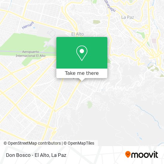Don Bosco - El Alto map
