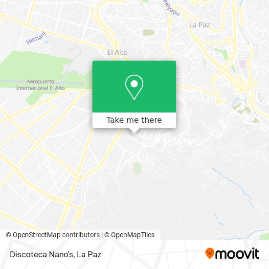 Discoteca Nano's map