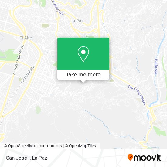San Jose I map