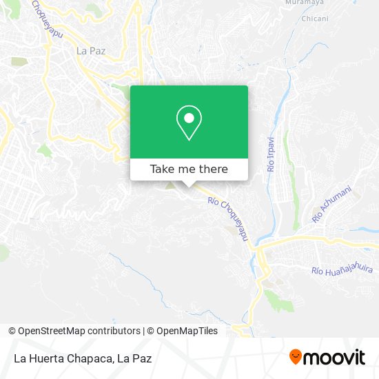 La Huerta Chapaca map
