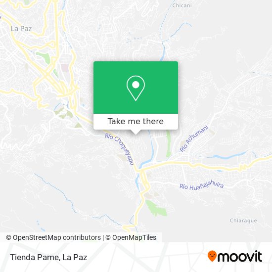 Tienda Pame map