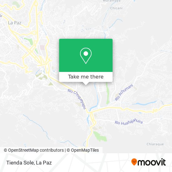 Tienda Sole map