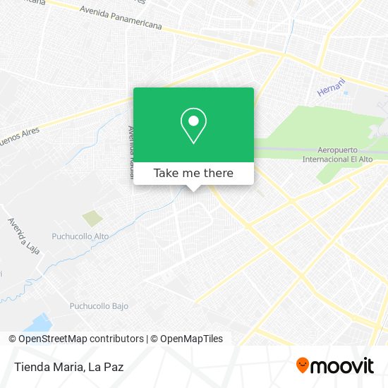 Mapa de Tienda Maria