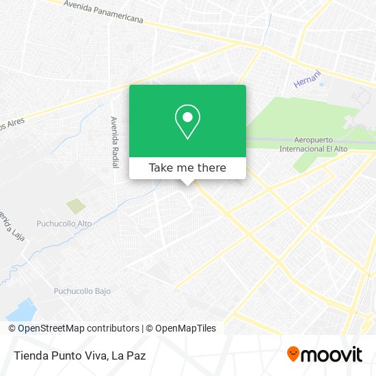 Tienda Punto Viva map
