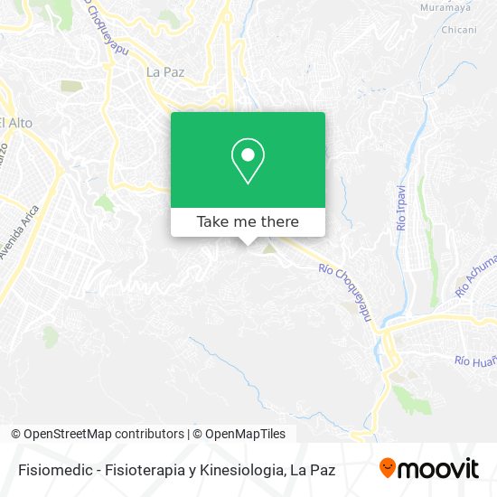 Fisiomedic - Fisioterapia y Kinesiologia map