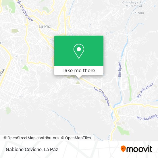 Gabiche Ceviche map