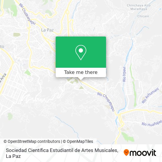 Sociedad Científica Estudiantil de Artes Musicales map