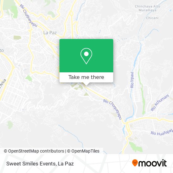 Sweet Smiles Events map