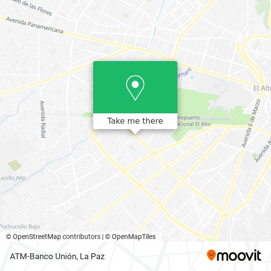 ATM-Banco Unión map