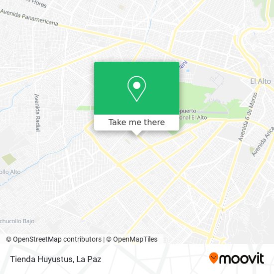 Tienda Huyustus map