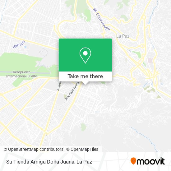 Mapa de Su Tienda Amiga Doña Juana
