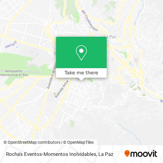 Rocha's Eventos-Momentos Inolvidables map