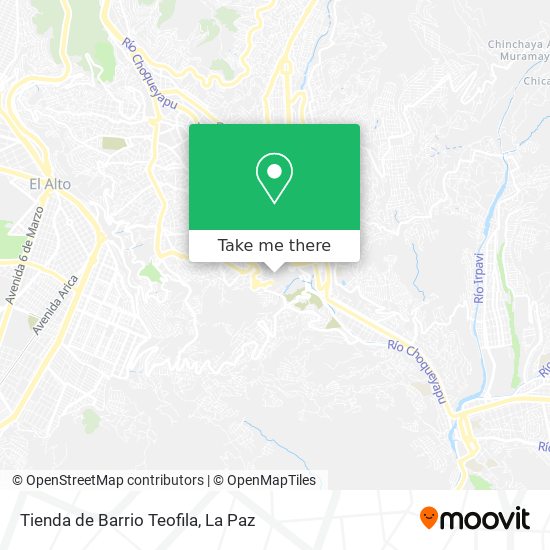 Tienda de Barrio Teofila map