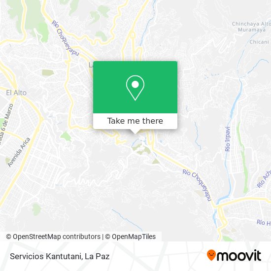 Servicios Kantutani map