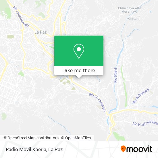 Radio Movil Xperia map
